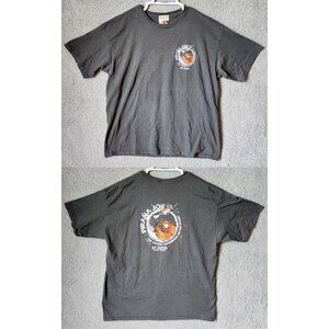 Pirana Joe St Lucia West Indies Gray Logo Graphic T Shirt Size XL 100% Cotton